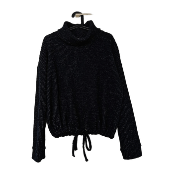 Esprit dark blue knit turtleneck sweater