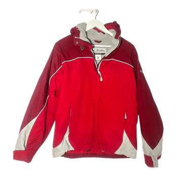 Columbia red ski jacket