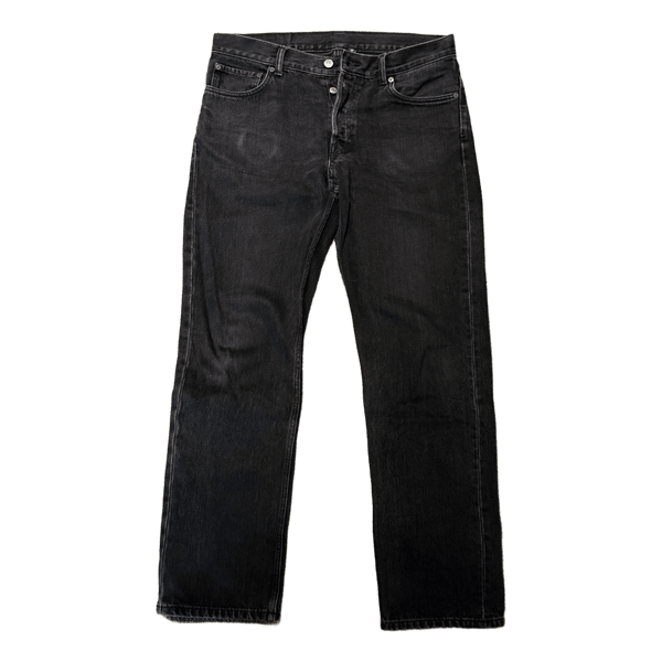 Black denim jeans