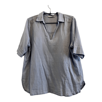 Vaaleansininen puuvillapaita, koko S