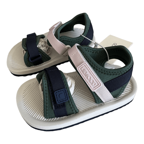 Liewood green baby sandals