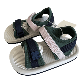 Liewood green baby sandals