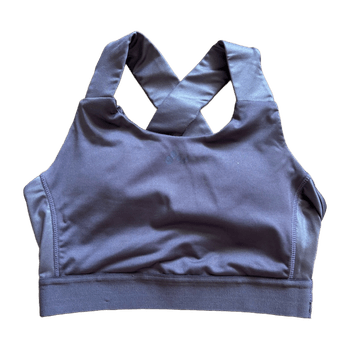 Grey sports bra top