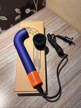 Blue and orange hair dryer new