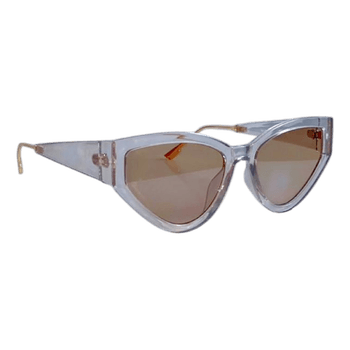 Grey cat eye sunglasses