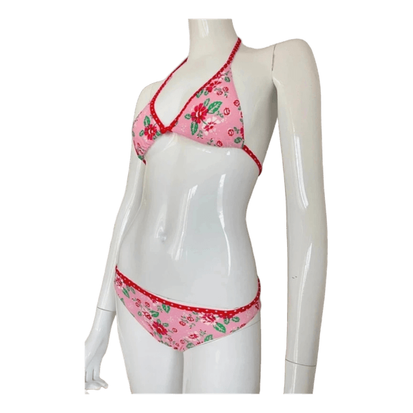 Polkadot Floral print bikini set