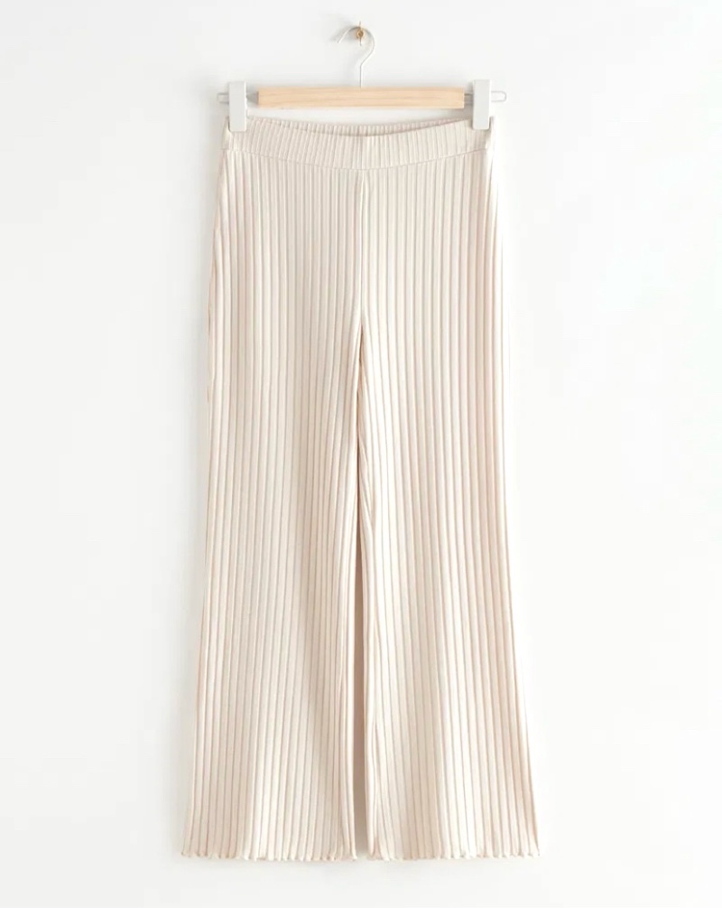 Paris Atelier ribknit pants