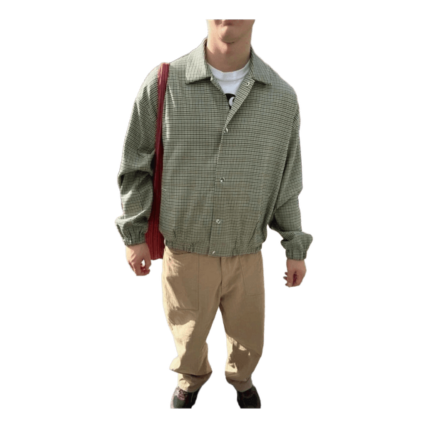 Green check jacket