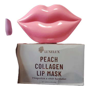 Luxelux peach collagen lip mask