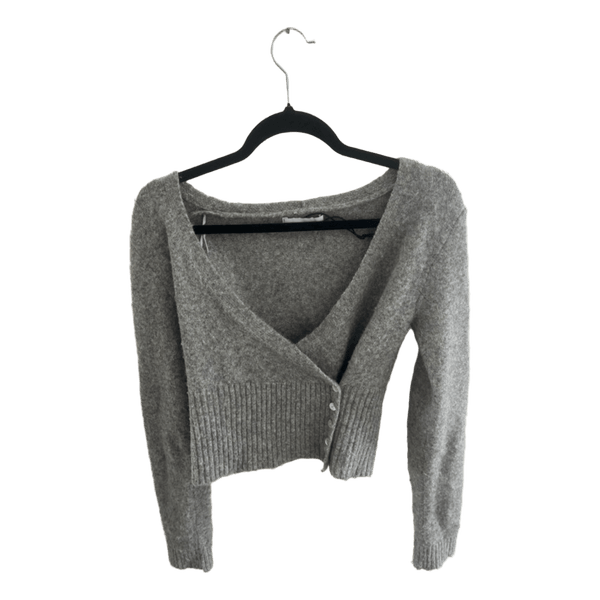 Grå cardigan