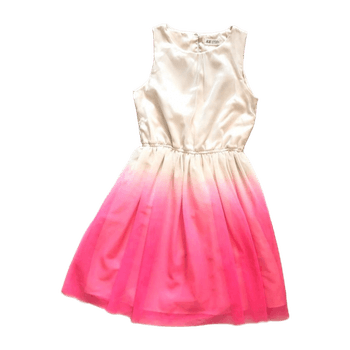 Neon pink tylli juhlamekko