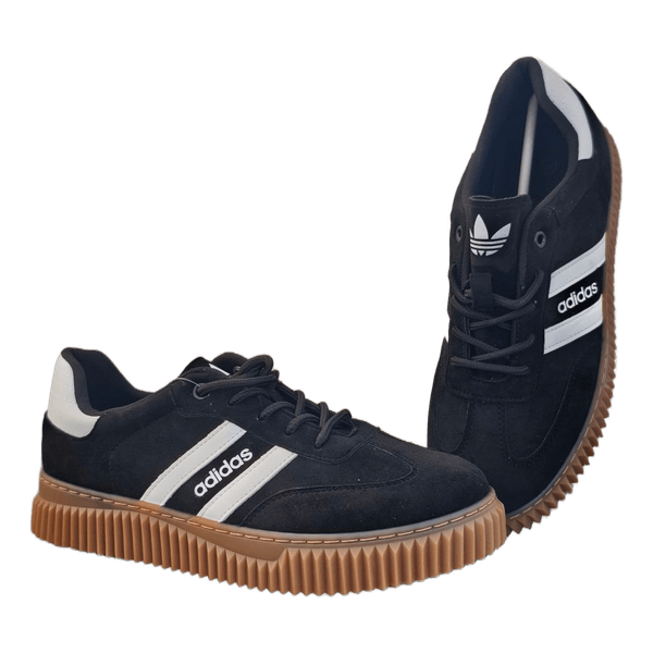 Adidas juodi laisvalaikio batai moterims