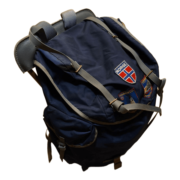 Bergans blue frame backpack