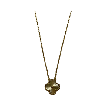 Golden van cleef necklace 