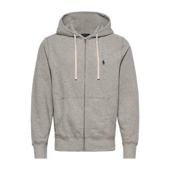 Grey fleece long sleeve top