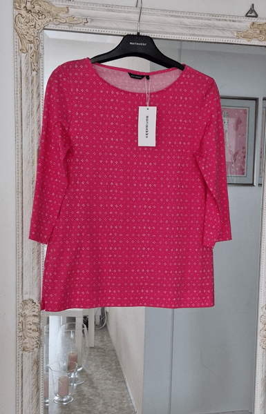 Marimekko pinkki paita, S 