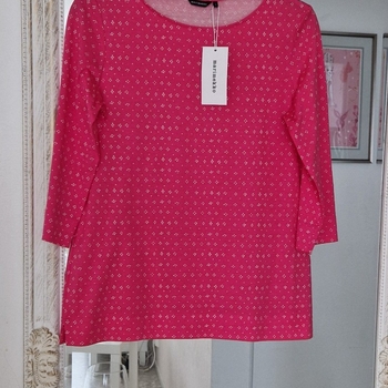 Marimekko pinkki paita, S 