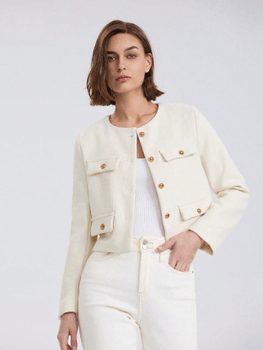 Tweed casual jacket