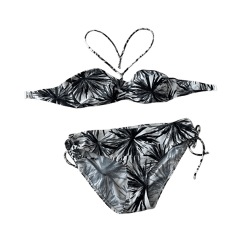 Musta-valkoinen bikini