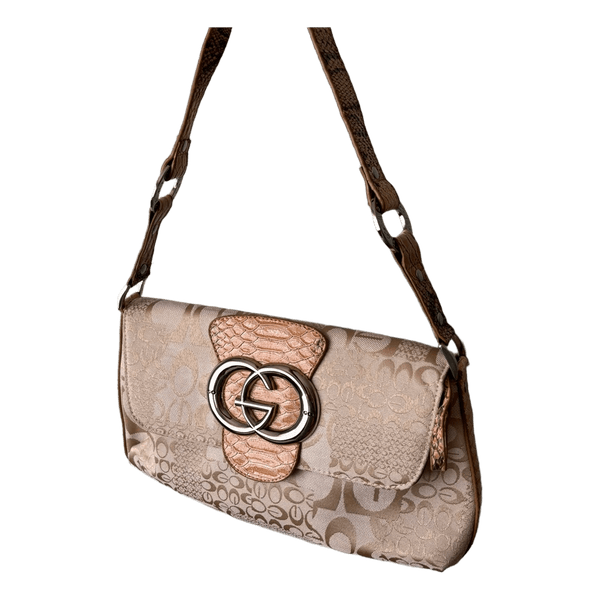 y2k canvas shoulder bag