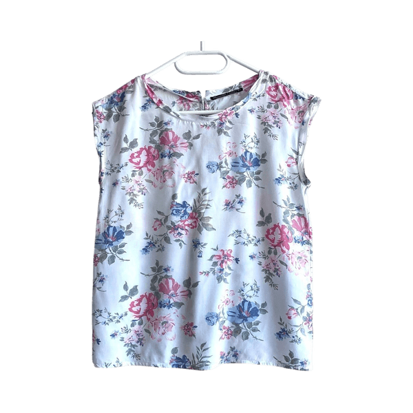 Abercrombie & Fitch Floral Button-Back Top – Size XS