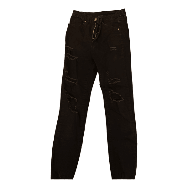 Black ripped jeans