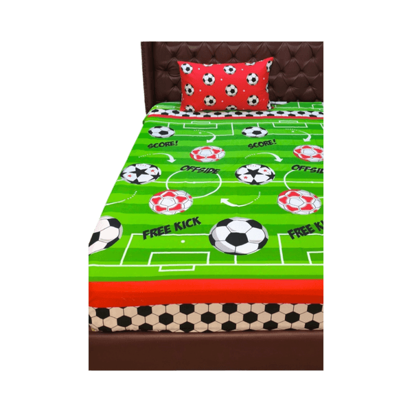 New football cotton bedsheet for kids
