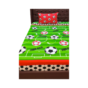 New football cotton bedsheet for kids
