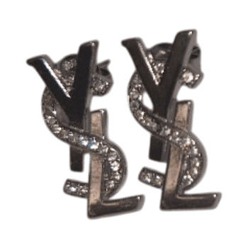 Ysl monogram earrings 
