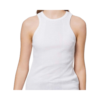 G-Star RAW White Organic Cotton Ribbed Tank Top XS Minimalist Basic