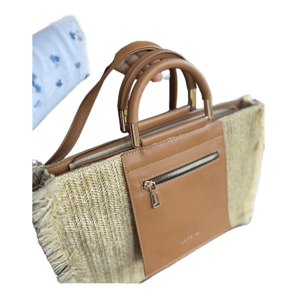 Lorenzo woven tote bag
