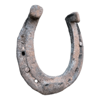 Vintage metal horseshoe