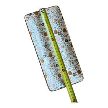 Floral rectangular serving tray