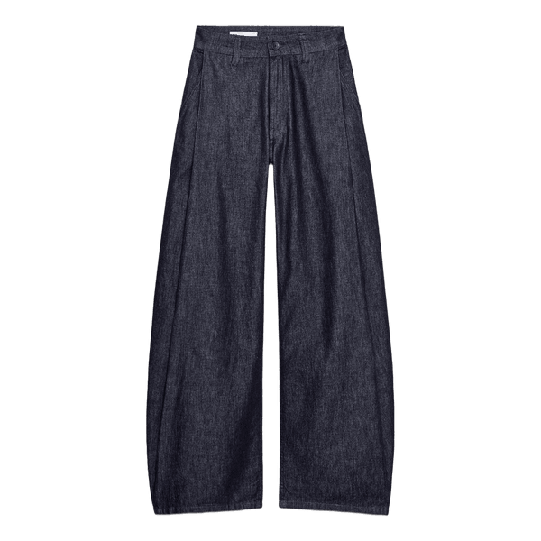 Mørkeblå wide leg jeans