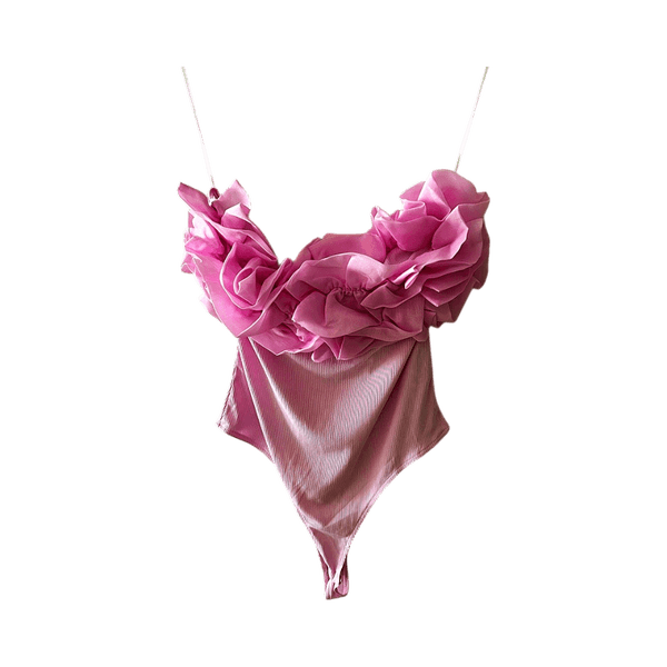 Vaaleanpunainen bodysuit