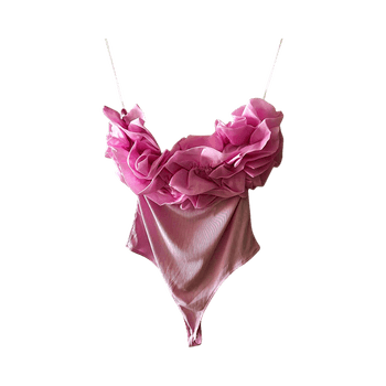 Vaaleanpunainen bodysuit