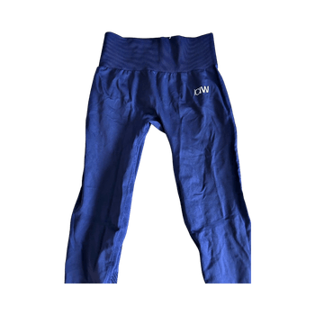 Navy blue high-waisted leggings uudet