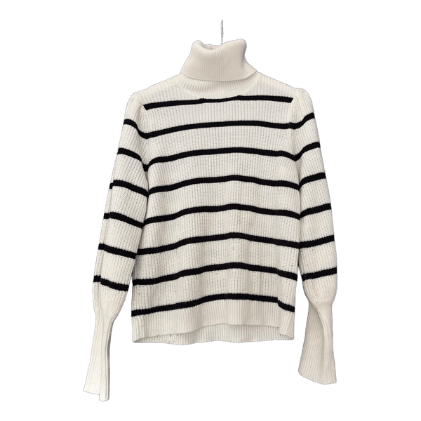 Striped turtleneck sweater. VILA