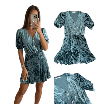 Reserved velvet mini dress
