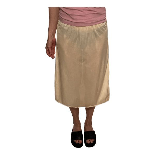 Beige midi underskirt