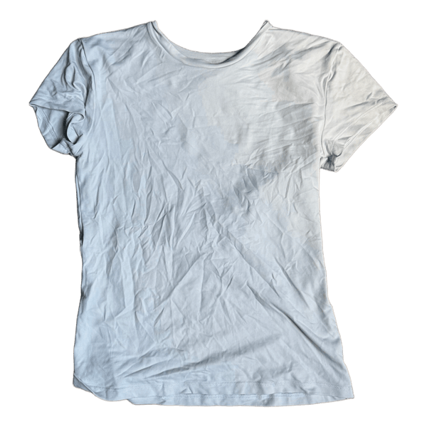 Hvid t-shirt med korte ærmer
