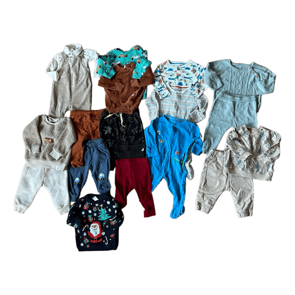 Baby Boy Winter Clothes Bundle – 68 cm / 6–9 Months