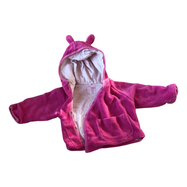 Pink fleecejakke