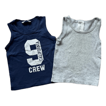 Two toddler tank tops