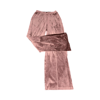 Ruskeat velourhousut