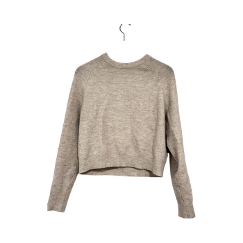 Beige cropped sweater