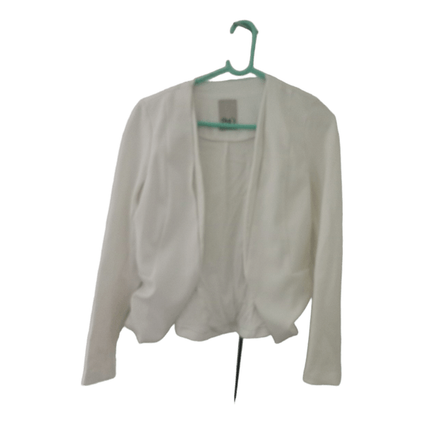White open blazer