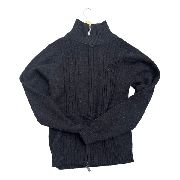 Zip-up neule