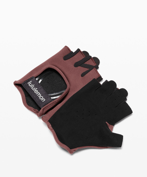 Red uplift training gloves