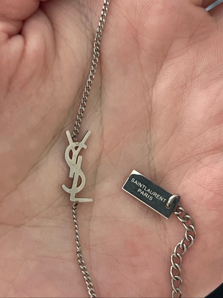 Saint Laurent silver bracelet